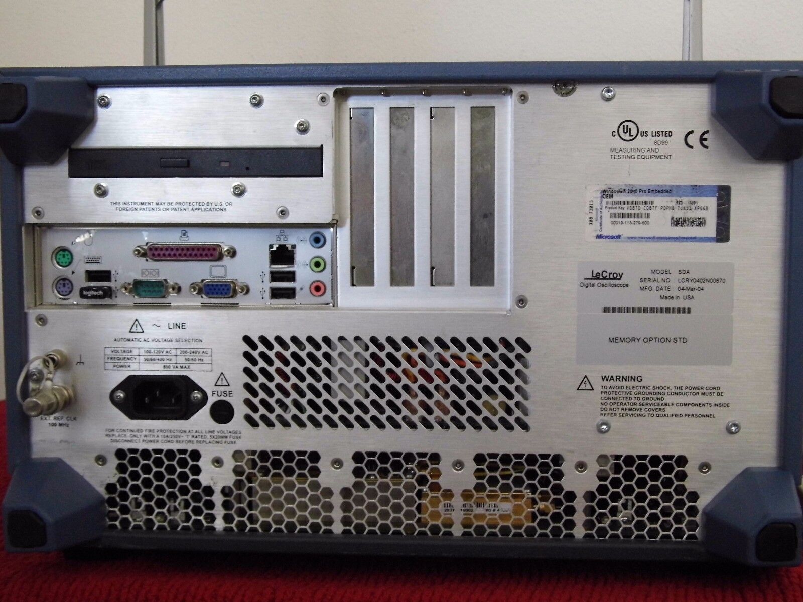 Lecroy SDA6020 6Ghz QUAD 20GS/s ASDA ET JTA2 SDA XDEV XMAP XMATH Lecroy SDA6020 6Ghz QUAD 20GS/s ASDA ET JTA2 SDA XDEV XMAP XMATH